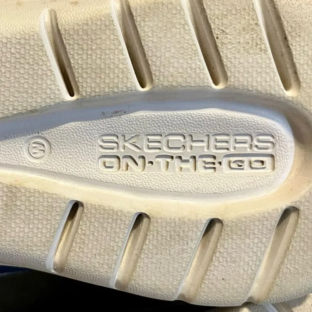 Skechers Air Cooled Goga Mat On The Go Flex Comfort Boat Shoes 6.5